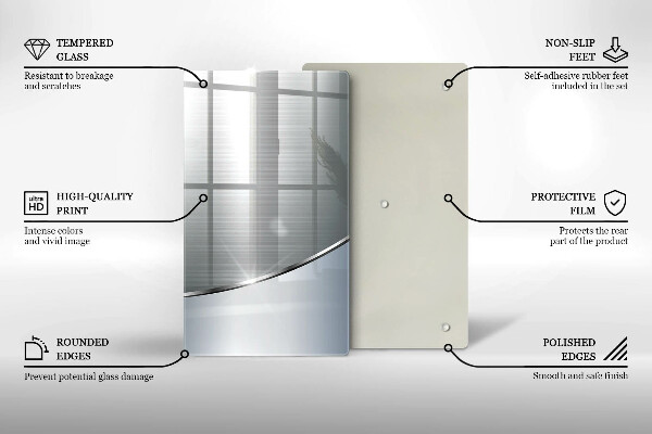 Kryt na varnou desku Kovový abstrakce vzor