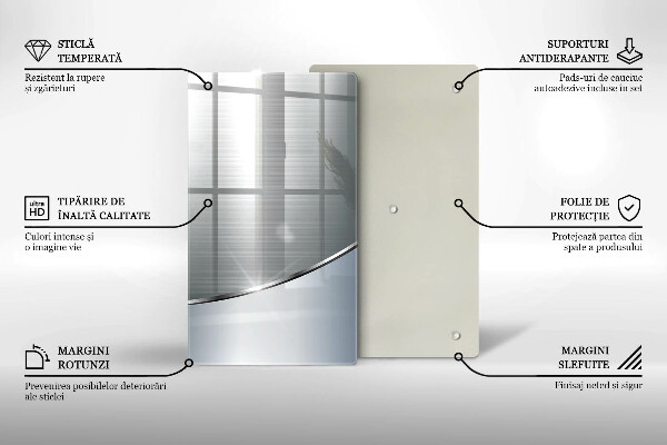 Kryt na varnou desku Kovový abstrakce vzor