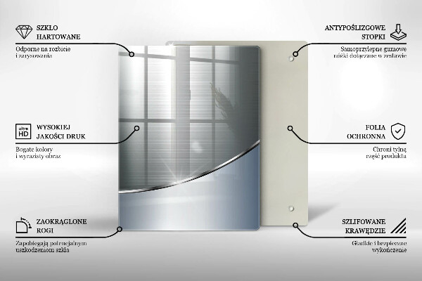 Kryt na varnou desku Kovový abstrakce vzor
