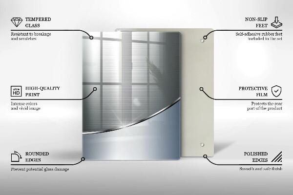 Kryt na varnou desku Kovový abstrakce vzor