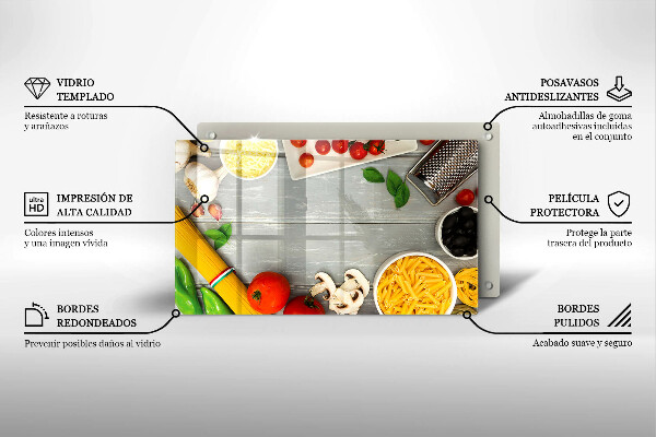 Kryt na varnou desku Kuchyňské jídlo