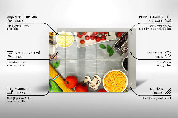 Kryt na varnou desku Kuchyňské jídlo