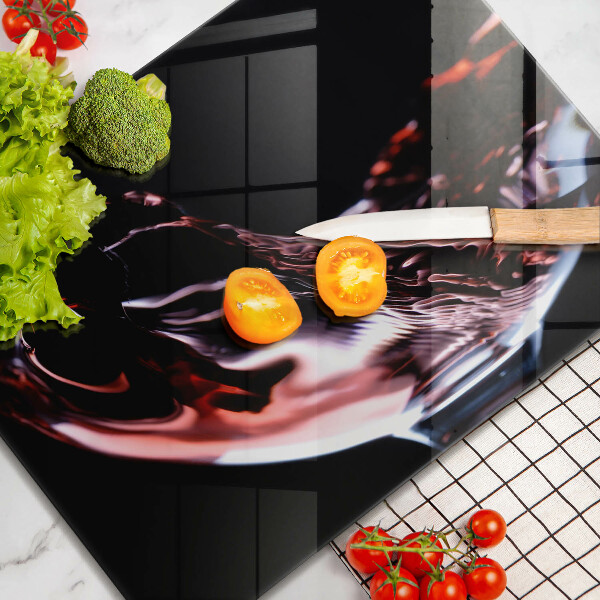 Kryt na varnou desku Sklenka červeného vína