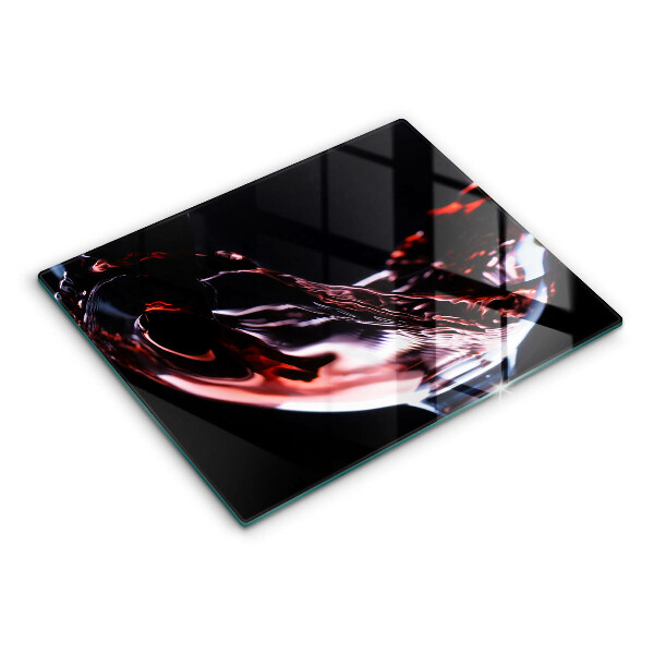 Kryt na varnou desku Sklenka červeného vína