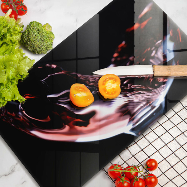 Kryt na varnou desku Sklenka červeného vína