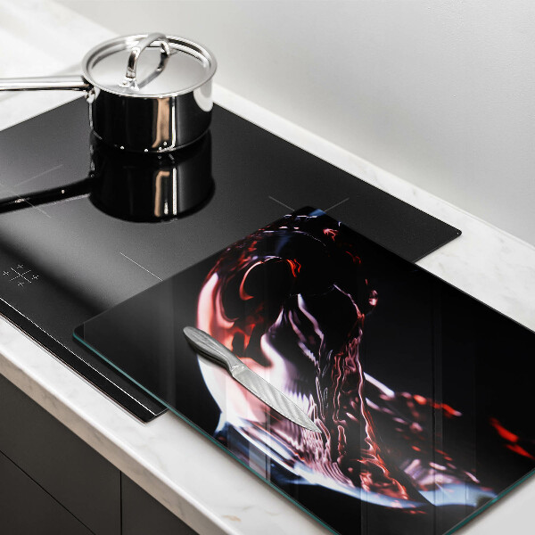 Kryt na varnou desku Sklenka červeného vína