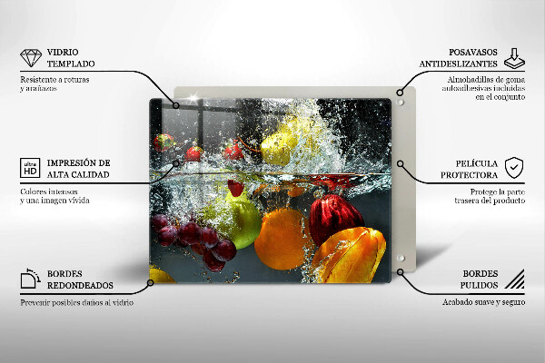 Kryt na varnou desku Šťavnaté ovoce ve vodě