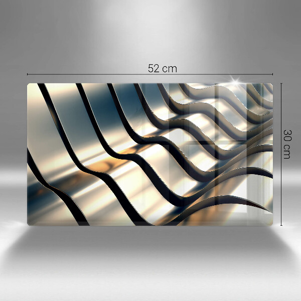 Kryt na varnou desku 3d kovové tvary