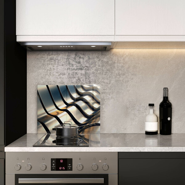 Kryt na varnou desku 3d kovové tvary