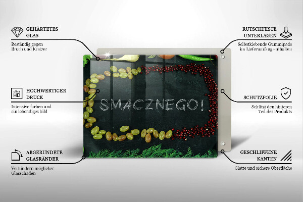 Kryt na varnou desku Smacznego!