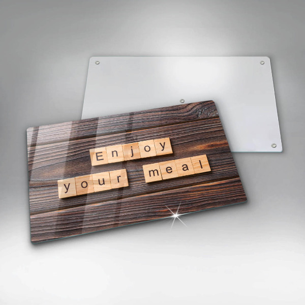 Sklo za sporák Enjoy your meal