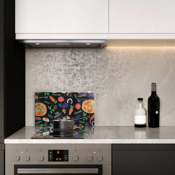 Kryt na varnou desku Jídlo ilustrace