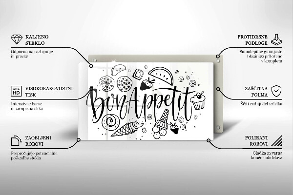 Sklo za sporák Bon appetit