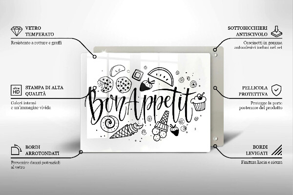 Sklo za sporák Bon appetit