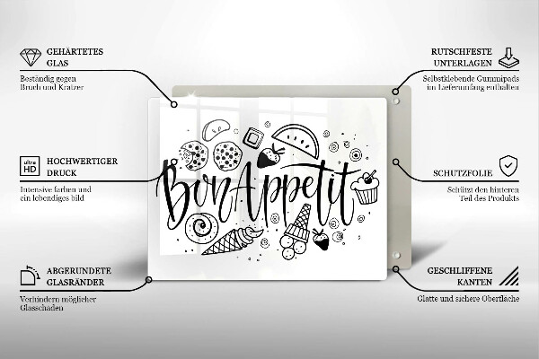 Sklo za sporák Bon appetit