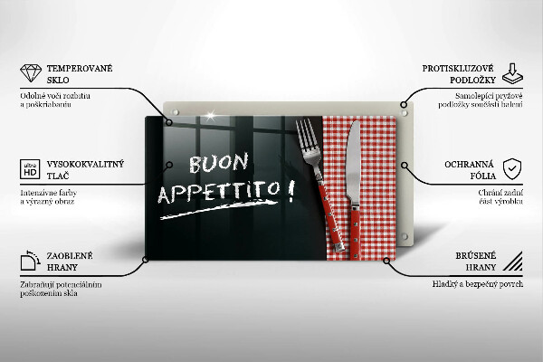 Kryt na varnou desku Buon appetito!