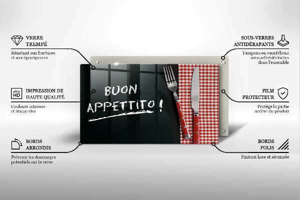 Kryt na varnou desku Buon appetito!