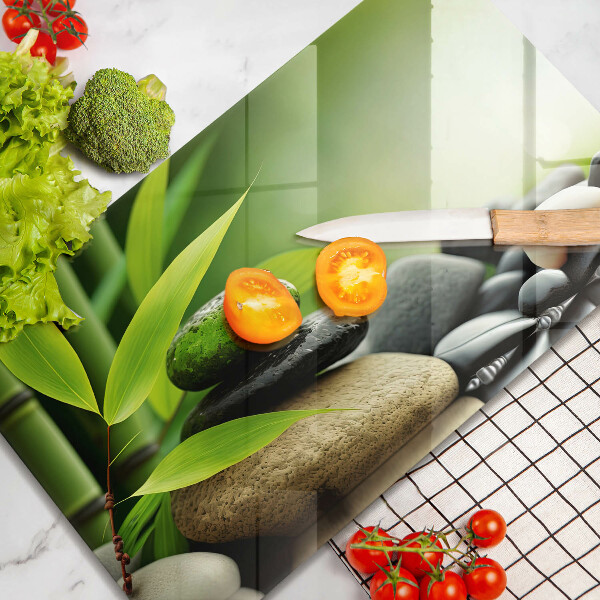 Sklo za sporák Zen bambusové kameny