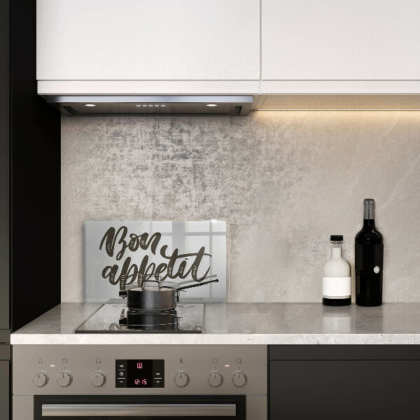 Deska za sporák Bon appetit nápis