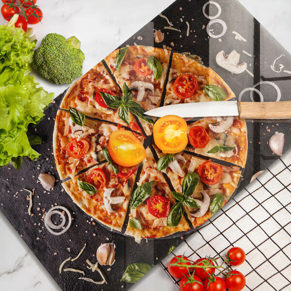 Deska za sporák Pizza s houbami