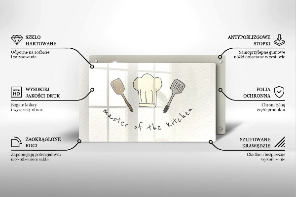 Deska za sporák Master of the kitchen