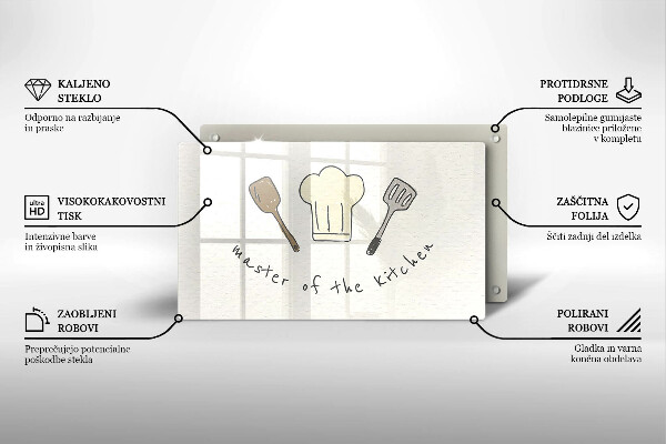 Deska za sporák Master of the kitchen