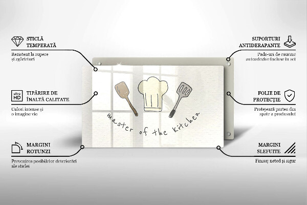 Deska za sporák Master of the kitchen