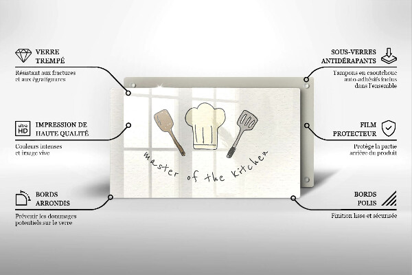 Deska za sporák Master of the kitchen