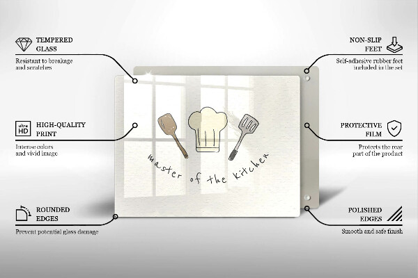 Deska za sporák Master of the kitchen