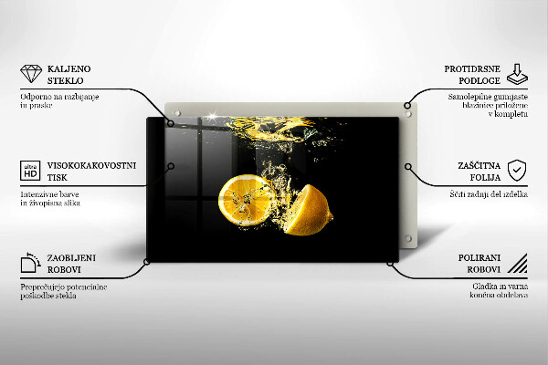 Kryt na varnou desku Šťavnaté citronové ovoce