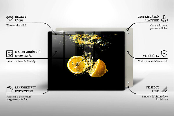 Kryt na varnou desku Šťavnaté citronové ovoce