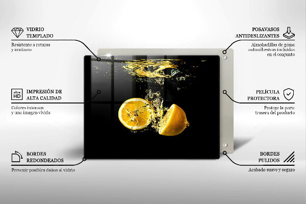 Kryt na varnou desku Šťavnaté citronové ovoce