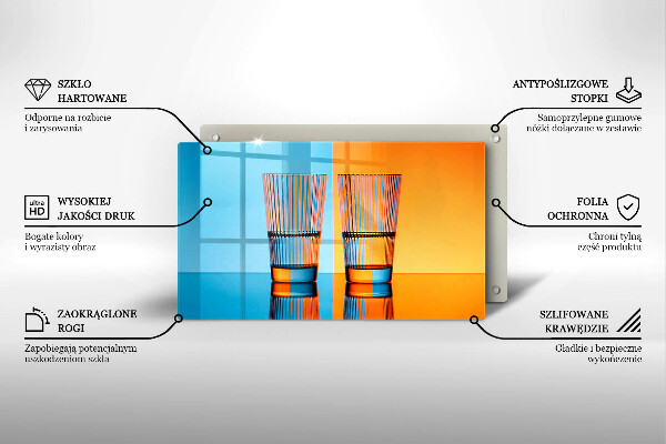 Deska za sporák Dvě sklenice vody
