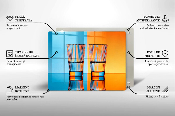 Deska za sporák Dvě sklenice vody