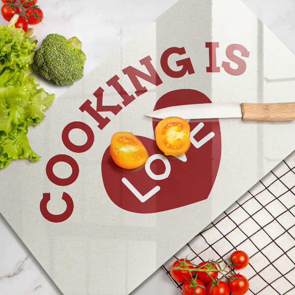 Deska za sporák Cooking is love