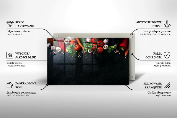 Deska za sporák Barevná zelenina