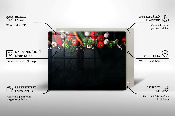 Deska za sporák Barevná zelenina