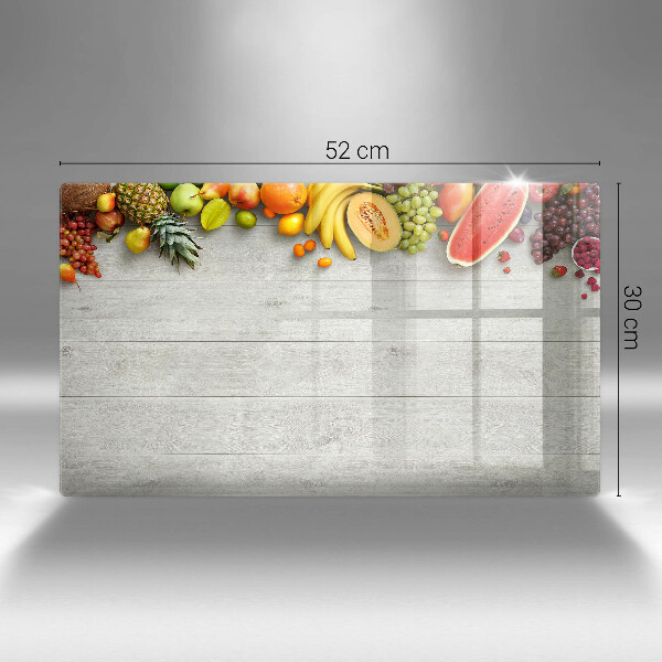 Sklo za sporák Ovoce na prknech