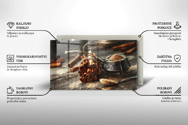 Sklo za sporák Vanilkové lusky