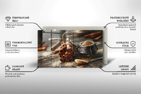 Sklo za sporák Vanilkové lusky