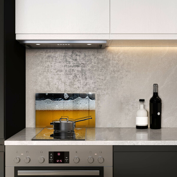 Sklo za sporák Pijte pivní pěnu