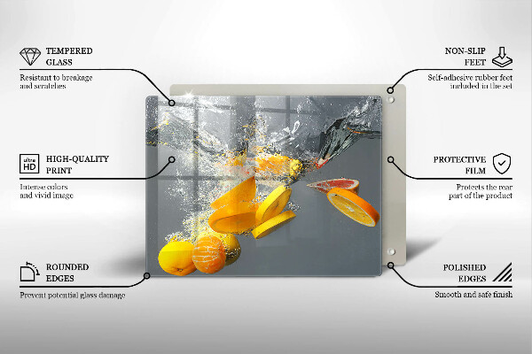 Sklo za sporák Citrony ve vodě