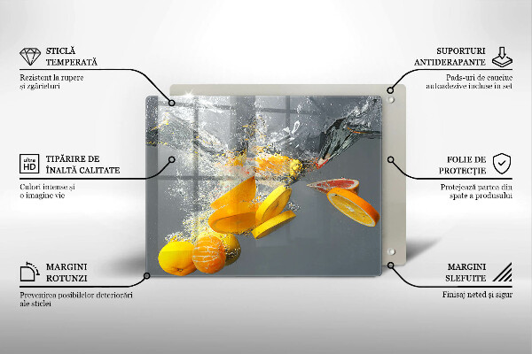 Sklo za sporák Citrony ve vodě