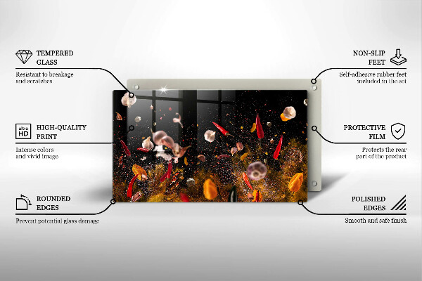 Sklo za sporák Pálivé koření