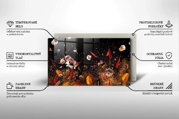 Sklo za sporák Pálivé koření