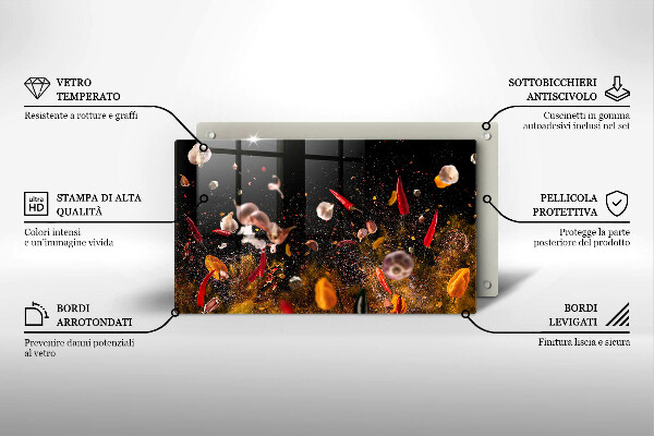 Sklo za sporák Pálivé koření