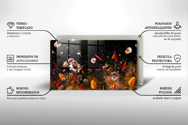 Sklo za sporák Pálivé koření