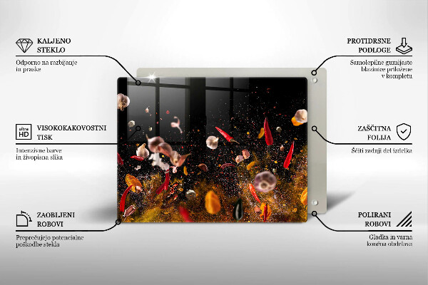 Sklo za sporák Pálivé koření