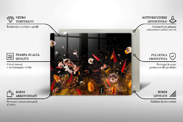 Sklo za sporák Pálivé koření