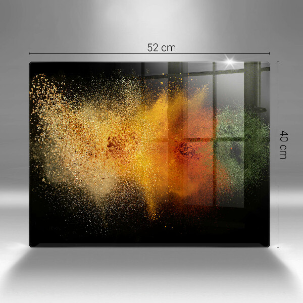 Sklo za sporák Barevné koření